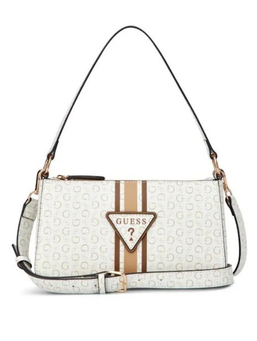 GUESS Monogram Shoulder Handbag - Picture 2 of 5